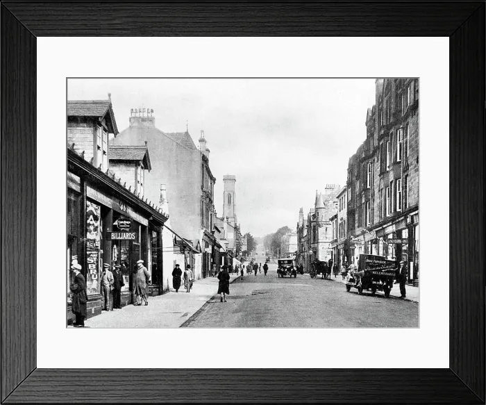 Framed Print : Sinclair Street, Helensburgh early 1900's Framed Print : Sinclair Street, Helensburgh early 1900's