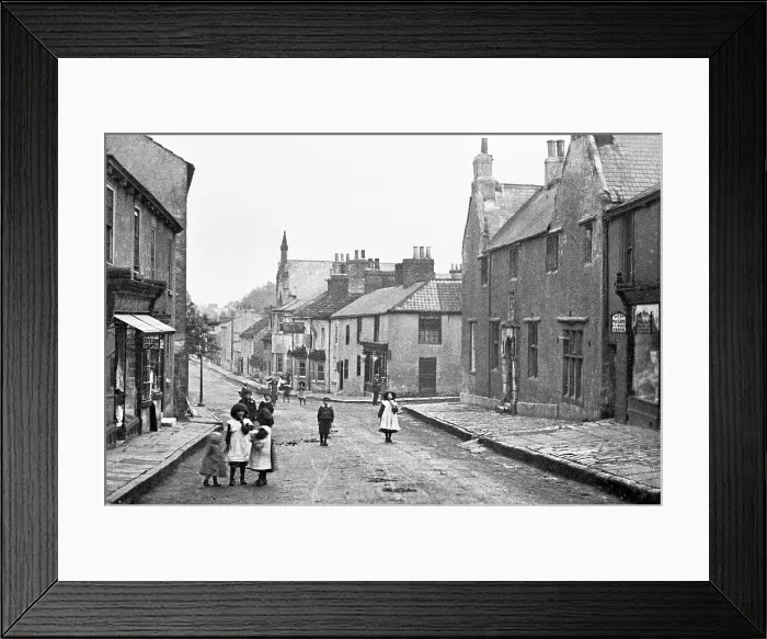 Framed Print : High Street, Sherburn in Elmet early 1900's Framed Print : High Street, Sherburn in Elmet early 1900's