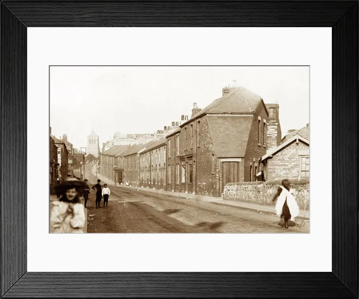 Framed Print : Main Street, Shildon early 1900's Framed Print : Main Street, Shildon early 1900's