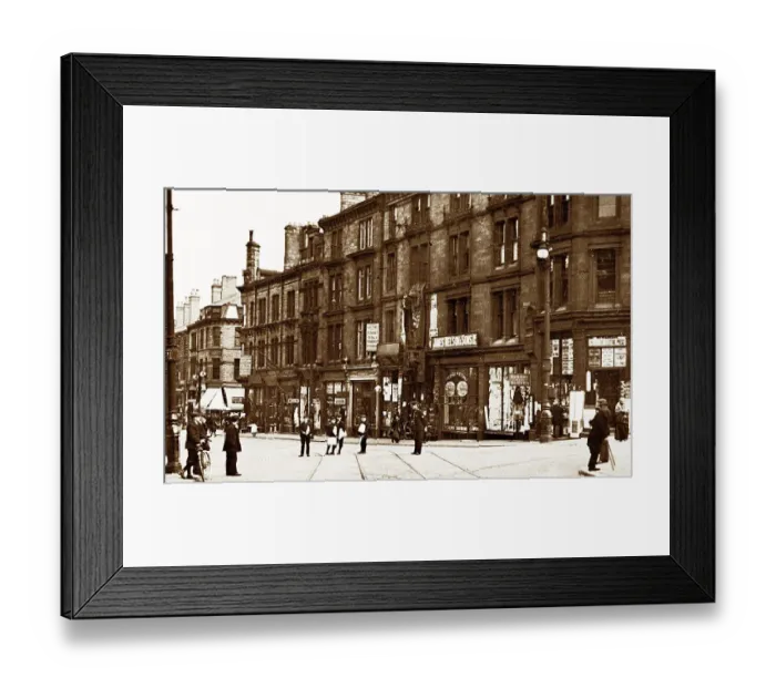 Framed Print : Briggate, Shipley early 1900's Framed Print : Briggate, Shipley early 1900's