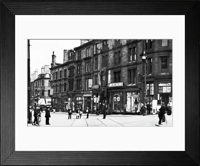 Framed Print : Shipley Briggate early 1900s Framed Print : Shipley Briggate early 1900s