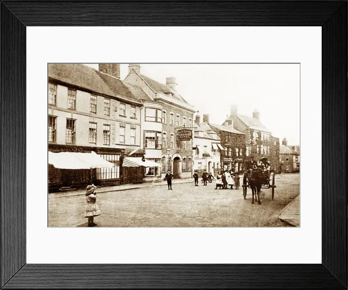 Framed Print : Shipston on Stour early 1900s