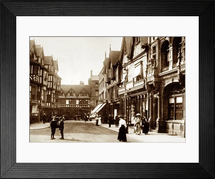 Framed Print : Irelands Mansion, Shrewsbury early 1900's Framed Print : Irelands Mansion, Shrewsbury early 1900's
