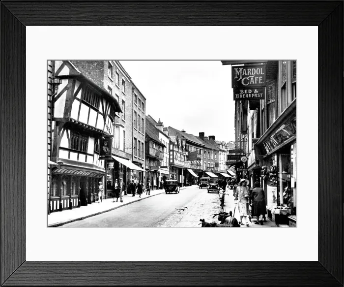 Framed Print : Shrewsbury Mardol probably 1920s Framed Print : Shrewsbury Mardol probably 1920s