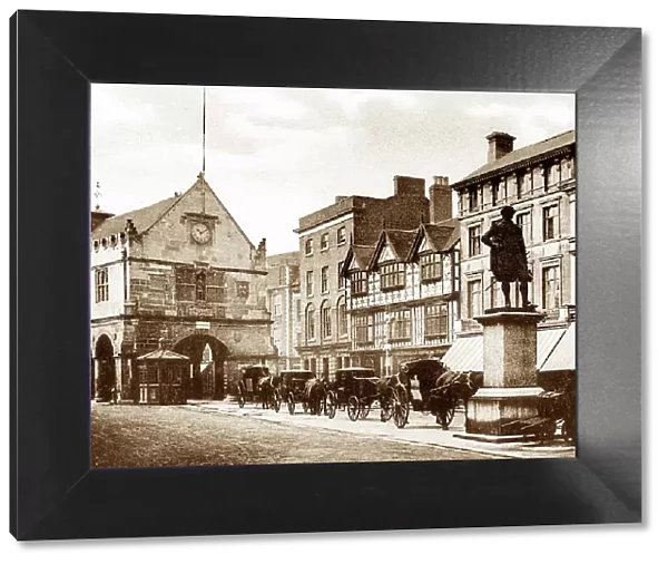 Old Market Place, Shrewsbury early 1900's