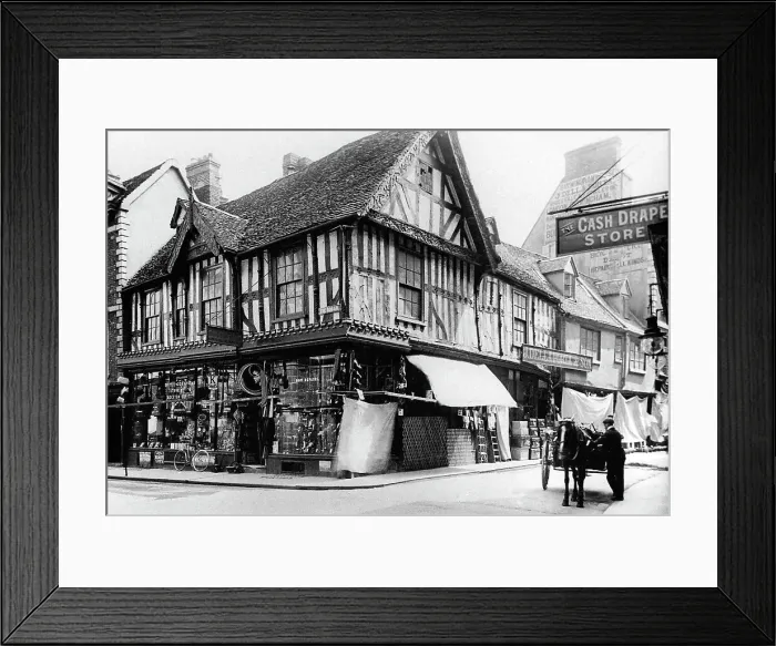 Framed Print : Shrewsbury The Square early 1900s Framed Print : Shrewsbury The Square early 1900s