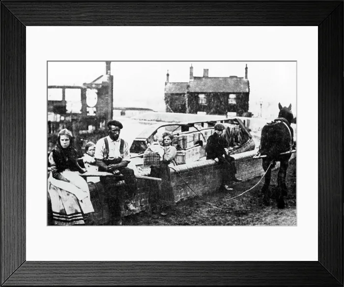 Framed Print : Shropshire Union Canal early 1900s Framed Print : Shropshire Union Canal early 1900s