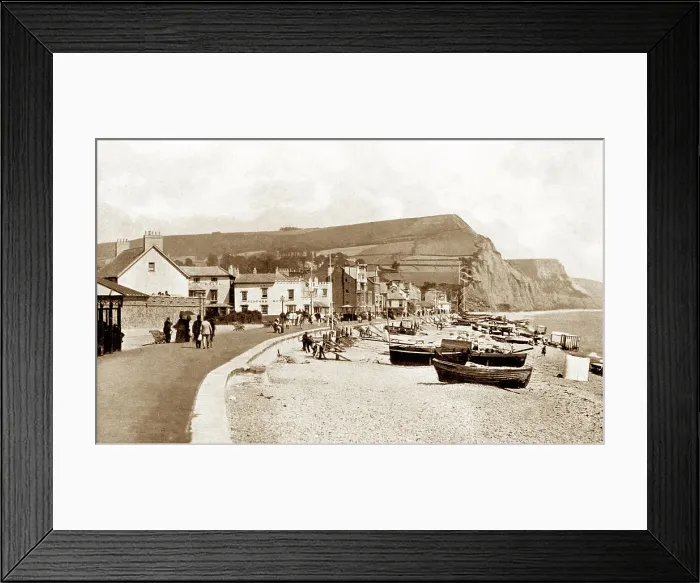 Framed Print : Sidmouth early 1900's Framed Print : Sidmouth early 1900's