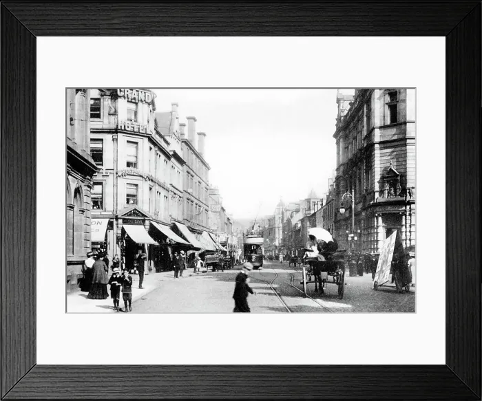 Framed Print : High Street, Perth early 1900's Framed Print : High Street, Perth early 1900's