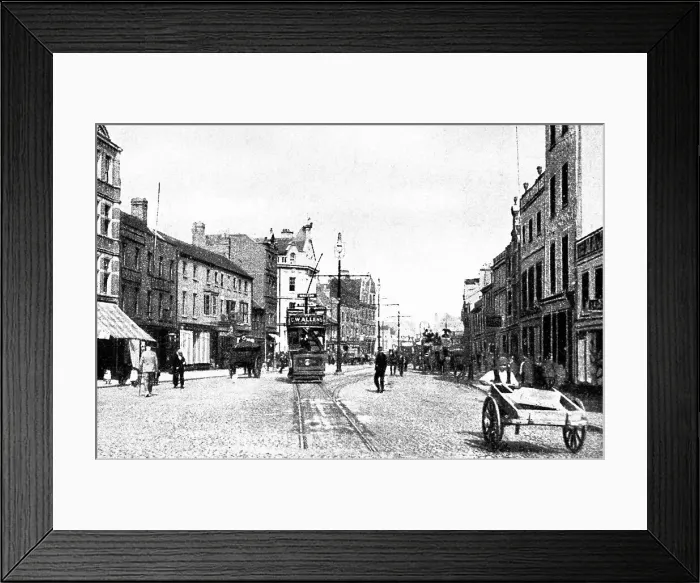 Framed Print : Long Causeway, Peterborough early 1900's Framed Print : Long Causeway, Peterborough early 1900's