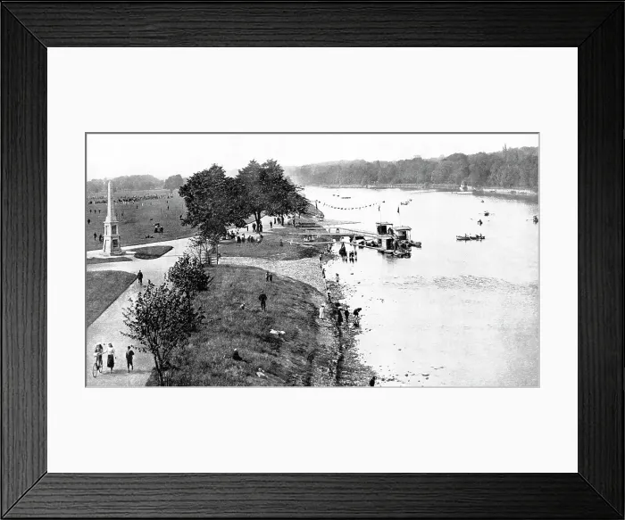 Framed Print : North Inch, Perth early 1900's
