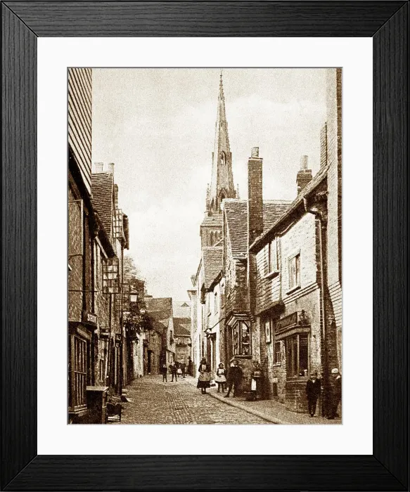 Framed Print : Petworth Lombard Street early 1900s Framed Print : Petworth Lombard Street early 1900s