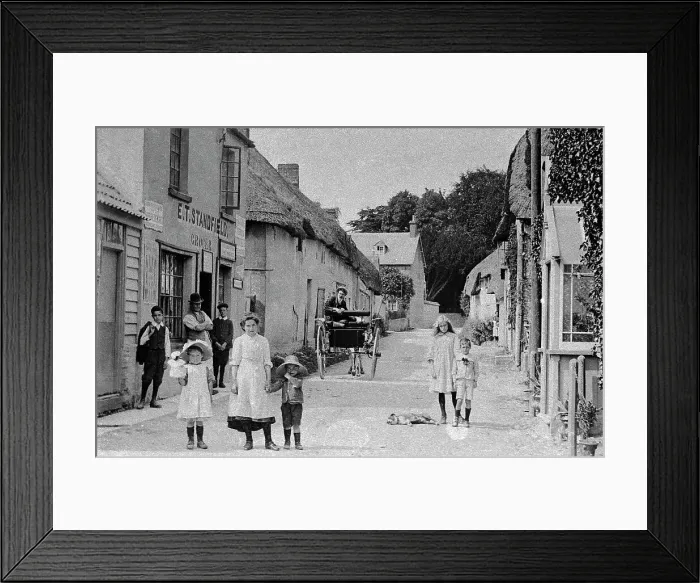 Framed Print : Piddletrenthide early 1900s Framed Print : Piddletrenthide early 1900s