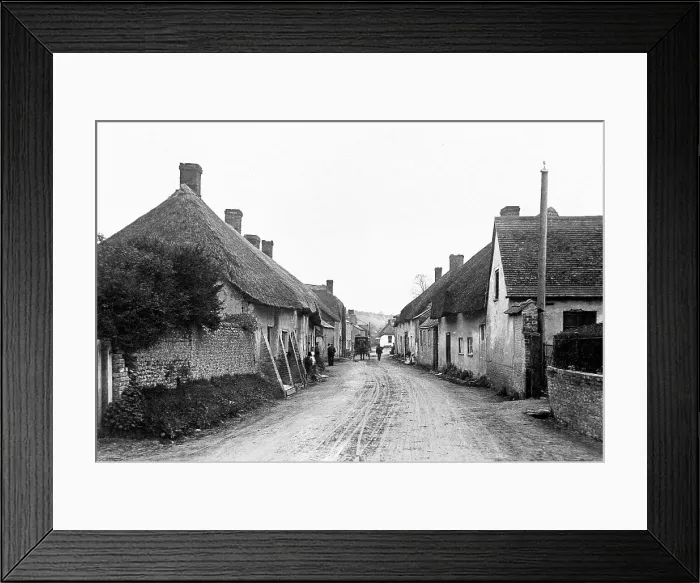Framed Print : Piddletrenthide High Street early 1900s Framed Print : Piddletrenthide High Street early 1900s