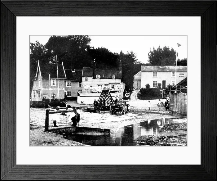 Framed Print : Ipswich Pin Mill early 1900s Framed Print : Ipswich Pin Mill early 1900s