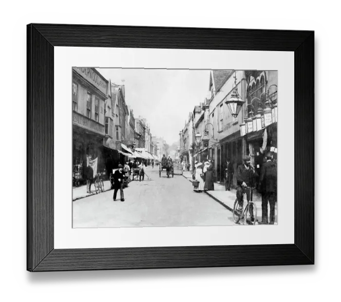 Framed Print : Ipswich Upper Brook Street early 1900s Framed Print : Ipswich Upper Brook Street early 1900s