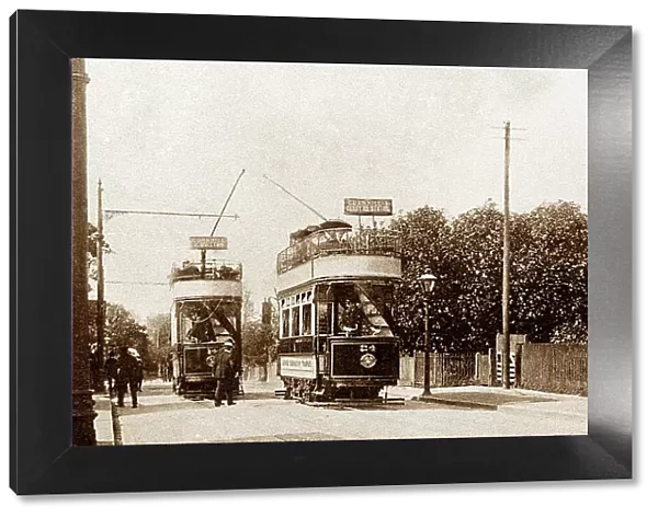 Ipswich Whitton Tram Terminus early 1900s