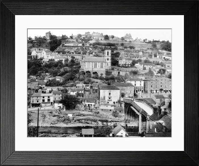 Framed Print : Ironbridge early 1900's Framed Print : Ironbridge early 1900's