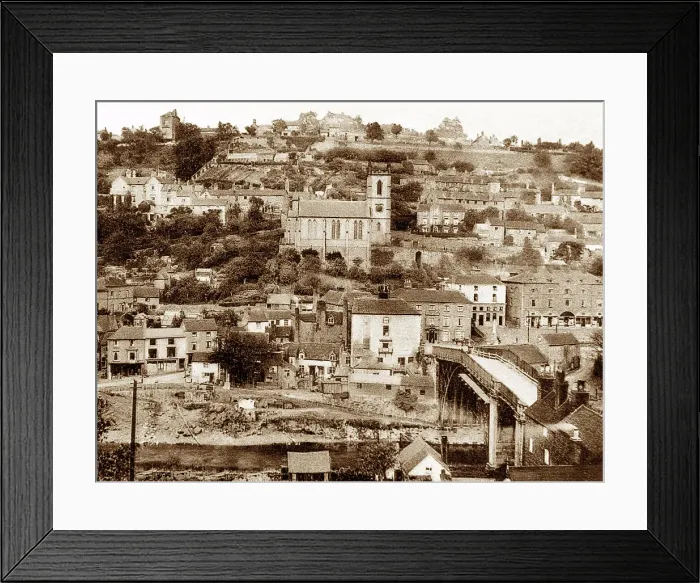 Framed Print : Ironbridge early 1900s Framed Print : Ironbridge early 1900s