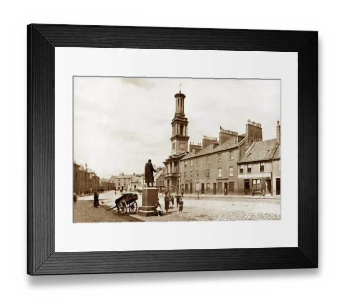 Framed Print : Irvine High Street early 1900s Framed Print : Irvine High Street early 1900s