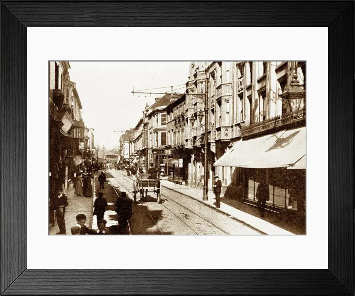 Framed Print : Westgate Street, Ipswich early 1900's Framed Print : Westgate Street, Ipswich early 1900's