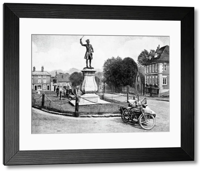 Framed Print : Westerham The Green probably 1920s Framed Print : Westerham The Green probably 1920s