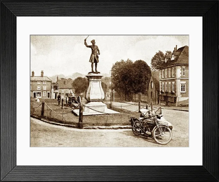 Framed Print : The Green, Westerham early 1900's Framed Print : The Green, Westerham early 1900's