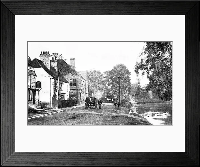 Framed Print : Westerham The Long Pond early 1900s Framed Print : Westerham The Long Pond early 1900s