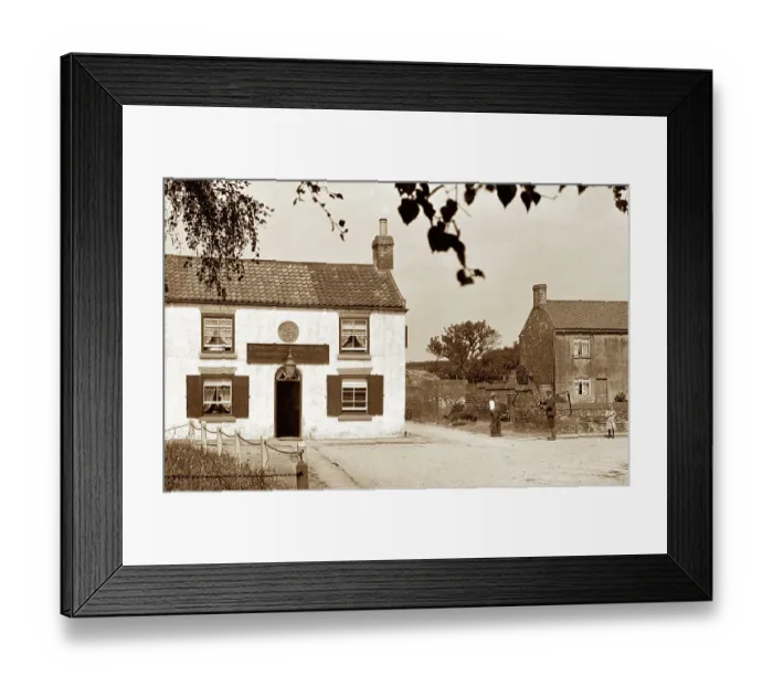 Framed Print : High Street, Westwoodside early 1900's Framed Print : High Street, Westwoodside early 1900's