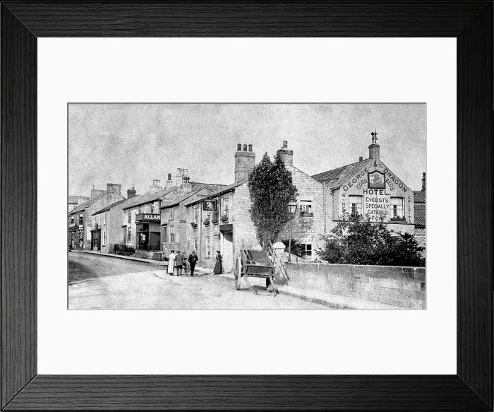 Framed Print : Wetherby High Street early 1900s Framed Print : Wetherby High Street early 1900s