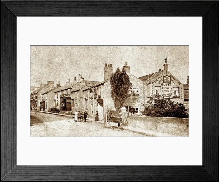 Framed Print : High Street, Wetherby early 1900's Framed Print : High Street, Wetherby early 1900's