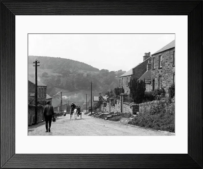 Framed Print : Whatstandwell near Crich early 1900s Framed Print : Whatstandwell near Crich early 1900s