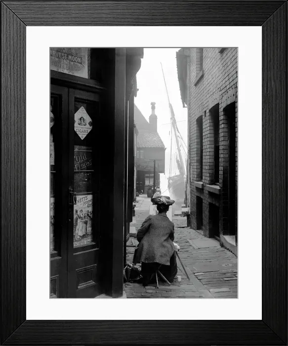 Framed Print : Whitby or Whitstable artist early 1900s Framed Print : Whitby or Whitstable artist early 1900s