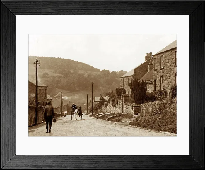 Framed Print : Whatstandwell near Crich early 1900's Framed Print : Whatstandwell near Crich early 1900's