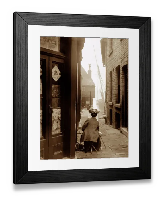 Framed Print : Whitby early 1900's Framed Print : Whitby early 1900's