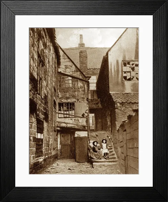 Framed Print : Arguments Yard, Whitby early 1900's Framed Print : Arguments Yard, Whitby early 1900's