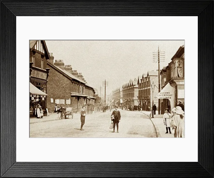 Framed Print : Ellesmere Port Chester Road early 1900s Framed Print : Ellesmere Port Chester Road early 1900s