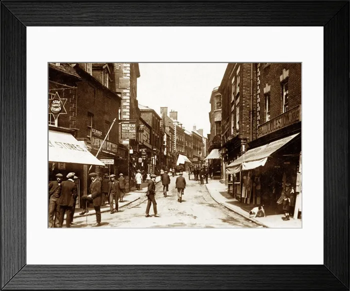 Framed Print : High Street, Whitchurch early 1900's Framed Print : High Street, Whitchurch early 1900's