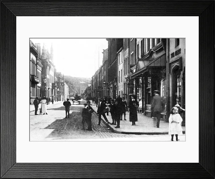 Framed Print : Whitehaven Lowther Street early 1900s Framed Print : Whitehaven Lowther Street early 1900s