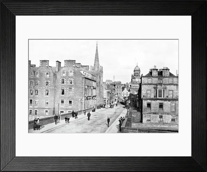 Framed Print : Wick Bridge Street early 1900s Framed Print : Wick Bridge Street early 1900s