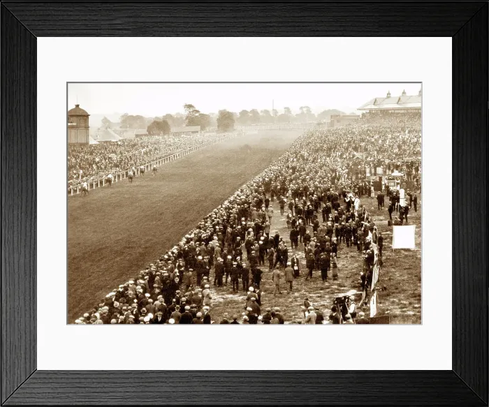 Framed Print : Pontefract Race Course probably 1920s Framed Print : Pontefract Race Course probably 1920s