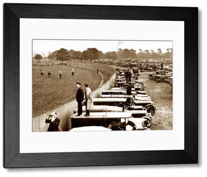 Framed Print : Pontefract Race Course probably 1920s Framed Print : Pontefract Race Course probably 1920s