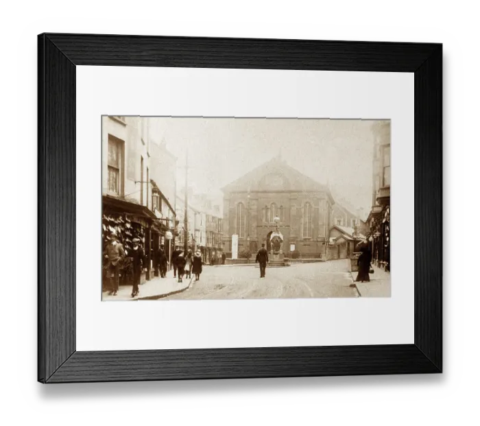 Framed Print : Pontypridd Penuel Street early 1900s Framed Print : Pontypridd Penuel Street early 1900s
