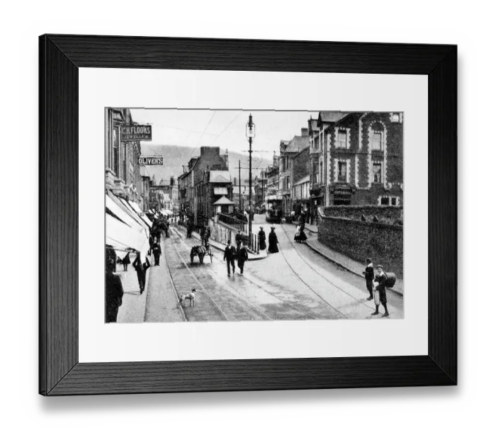 Framed Print : Pontypridd early 1900's Framed Print : Pontypridd early 1900's