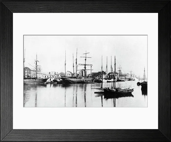Framed Print : The Harbour, Poole early 1900's Framed Print : The Harbour, Poole early 1900's