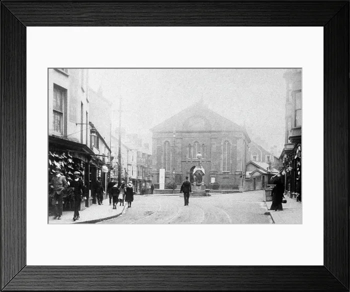 Framed Print : Penuel Street, Pontypridd early 1900's Framed Print : Penuel Street, Pontypridd early 1900's