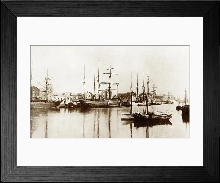 Framed Print : Poole Harbour early 1900s Framed Print : Poole Harbour early 1900s