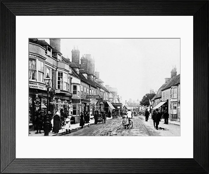 Framed Print : Poole High Street early 1900s Framed Print : Poole High Street early 1900s