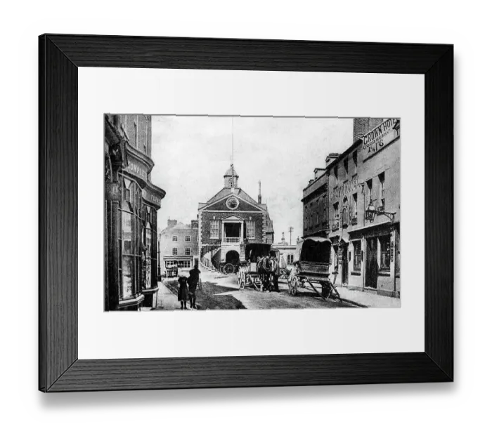 Framed Print : Poole Market Street early 1900s Framed Print : Poole Market Street early 1900s