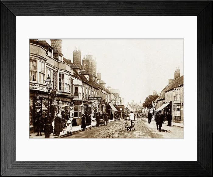 Framed Print : High Street, Poole early 1900's Framed Print : High Street, Poole early 1900's